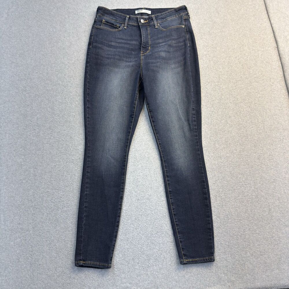 Levi Jeans Womens W30 L28 Dark Totally Shaping High Rise Skinny Stretch